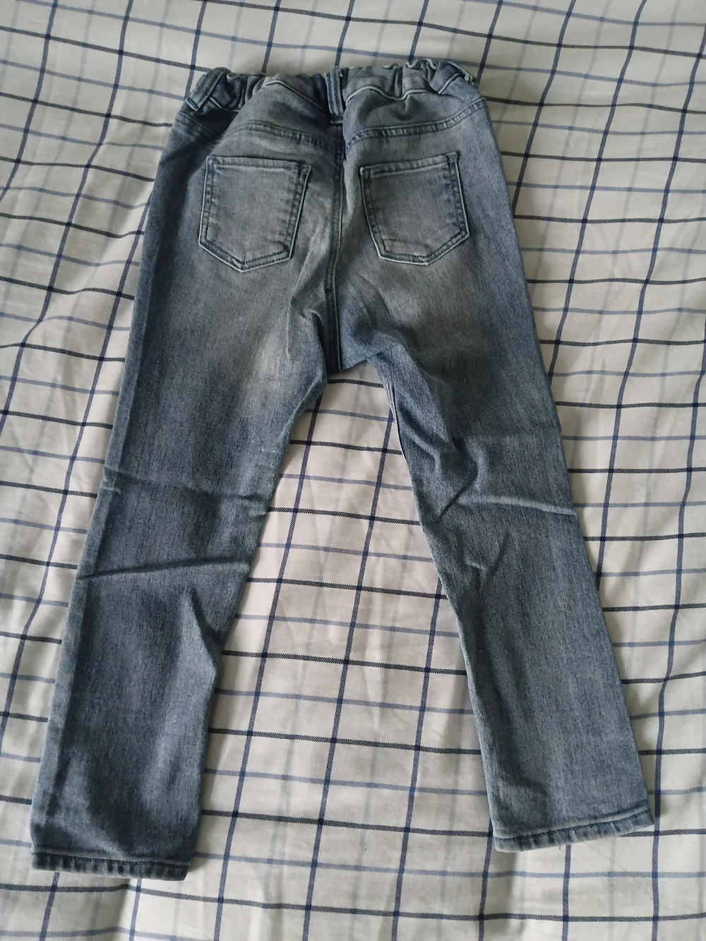 H&M Kids Light Blue Pull-on Elastic Waist Jeans Size 3/4 Years